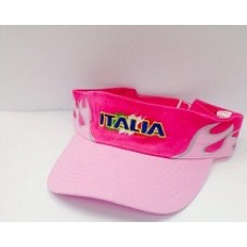 Visiera Italia rosa